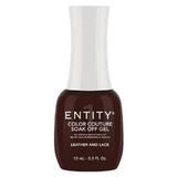 Пигментиран гел за нокти - Entity Colour Couture Soak Off Gel, нюанс "Leather and Lace", 15 мл