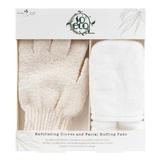 Екологичен комплект от ексфолиращи ръкавици и подложки за лице - So Eco Exfoliating Gloves and Facial Buffing Pads