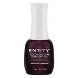 Пигментиран гел за нокти - Entity Colour Couture Soak Off Gel, нюанс "Mini Skirt Maroon", 15 мл