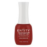 Пигментиран гел за нокти - Entity Colour Couture Soak Off Gel, нюанс "Sole Sensation", 15 мл