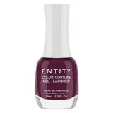 Лак за нокти с гел ефект - Entity Colour Couture Gel - Lacquer, нюанс "Look D'Jour", 15 мл