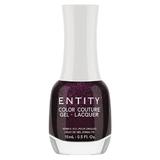 Лак за нокти с гел ефект - Entity Colour Couture Gel - Lacquer, нюанс "Mini Skirt Maroon", 15 мл