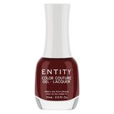 Лак за нокти с гел ефект - Entity Colour Couture Gel - Lacquer, нюанс "Cabernet Ball Gown", 15 мл