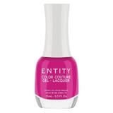 Лак за нокти с гел ефект - Entity Colour Couture Gel - Lacquer, нюанс "Cherry Blossoms", 15 мл