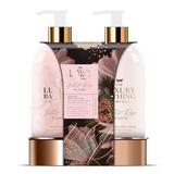 Подаръчен комплект Delightful Duo - The Luxury Bathing Company, Velvet Rose & Peony