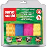 Микрофибърни кърпи - Sano Sushi Professional Microfiber Cloth, 4 бр