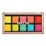 Веган палитра сенки за очи, 10 нюанса - Profusion Cosmetics Neon, 103 гр