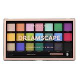 Палитра сенки за очи, 21 нюанса и 1 четка - Profusion Cosmetics Dreamscape, 245 гр