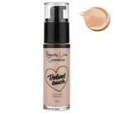 Течен фон дьо тен - Cream Team Velvet Touch Finish Foundation Beauty Line Cosmetics, нюанс BL44 018 No. 08 , 30 мл