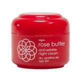 Нощен крем против бръчки с розово масло 30+ - Ziaja Rose Butter, 50 мл