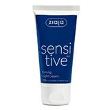 Нощен крем - Ziaja Sensitive Skin Firming Night Cream, 50 мл