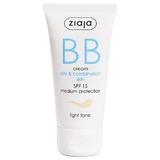 BB крем за мазна/комбинирана кожа - Ziaja BB Cream Oily & Combination Skin, SPF 15, светъл нюанс, 50 ??мл