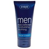 Овлажняващ крем за лице SPF 6 - Ziaja Men Face Cream Duo Concept, 50 мл