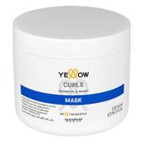 Маска за къдрава коса - Alfaparf Milano Yellow Curls Mask with Baobab Oil & Mango, 500 мл