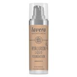 Био фон дьо тен - Lavera Hyaluron Liquid Foundation, нюанс Warm Nude 03, 30 мл