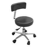 Стол с облегалка и колела за салон SPA-109 - Beautyfor Master Chair, черен, 1 бр