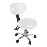 Стол с облегалка и колела за салон CH-810B(T) - Beautyfor Master Chair, Бял, 1 бр