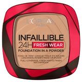 Компактна пудра - L'Oreal Paris Infaillible 24H Fresh Wear Foundation In A Powder, нюанс 220 Sand, 9 гр