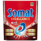 Капсули препарат за съдомиялна машина - Somat Excellence 4 в 1, 30 измивания