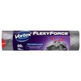 Чували за боклук със система за завързване - Vortex FlexyForce, 60 л, 10 бр