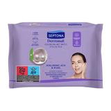  Почистващи кърпички - Septona Dermasoft Hyaluronic Acid & Pearl, 20 бр