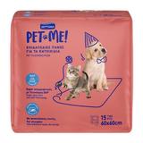 Абсорбиращи подложки за домашни любимци - Septona "Pet Me!" , 60 х 60 см, 15 бр