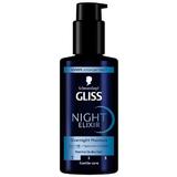 Овлажняващ серум за нормална и суха коса - Schwarzkopf Gliss Night Elixir Overnight Moisture for Normal to Dry Hair, Gentle Care, 100 мл