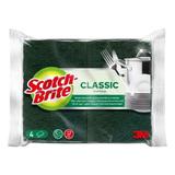 >Класически гъби за силно почистване на съдове - 3M Scotch Brite Classic Scrub Sponge, 4 бр