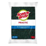 Сагомат стандартна гъба със защита за нокти - 3M Scotch-Brite Practical, 1 бр