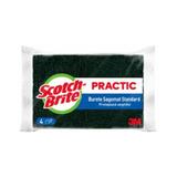 Сагомат стандартни гъби със защита за нокти - 3M Scotch-Brite Practical, 4 бр