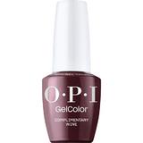 Веган полупостоянен лак за нокти без хема - OPI Gel Color, нюанс Complimentary Wine, 15 мл