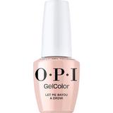 Вегански полупостоянен лак за нокти без хема - OPI Gel Color, нюанс Let Me Bayou a Drink, 15 мл