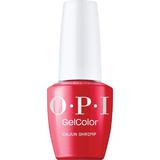 Полупостоянен веган лак за нокти без хема - OPI Gel Color, нюанс Cajun Shrimp™, 15 мл