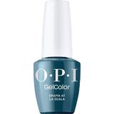 Полупостоянен веган лак за нокти без хема - OPI Gel Color, нюанс Drama в La Scala, 15 мл