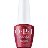 Полупостоянен веган лак за нокти без хема - OPI Gel Color, нюанс I'm Really an Actress, 15 мл