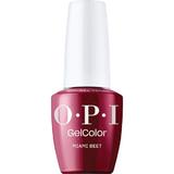 Полупостоянен веган лак за нокти без хема - OPI Gel Color, нюанс Miami Beet, 15 мл