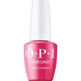 Полупостоянен веган лак за нокти без хема - OPI Gel Color, нюанс Pink Flamenco, 15 мл