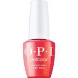 Полутраен веган лак за нокти без хема - OPI Gel Color, Heart and Con-Soul нюанс, 15 мл