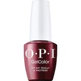 Полупостоянен веган лак за нокти без хема - OPI Gel Color, нюанс I'm Not Really a Waitress™, 15 мл