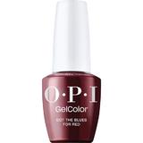 Веган полупостоянен лак за нокти без хема - OPI Gel Color, нюанс Got the Blues for Red, 15 мл