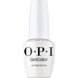 Веган полупостоянен лак за нокти без хема - OPI Gel Color, цвят Alpine Snow™, 15 мл