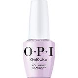 Полупостоянен веган лак за нокти без хема - OPI Gel Color, нюанс Polly Want a Lacquer?, 15 мл