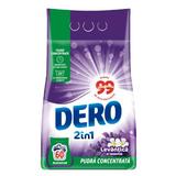 Прах за автоматично пране с аромат на лавандула и жасмин - Dero 2 in 1 Concentrated Powder, 4500 гр