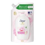 Резерва течен сапун - Dove Moisturizing Hand Wash Renewing Care Peony & Rose Oil Refill Pack, 500 мл