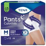 Еластични гащички при инконтиненция - Tena Pants Culottes Plus Night, размер M, 12 бр