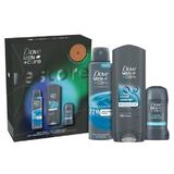 Подаръчен комплект Dove Men + Care Restore Collection - Хидратиращ душ гел, 250 мл + Дезодорант спрей Advanced 72h Protection, 150 мл + Дезодорант стик 48h Protection, 50 мл