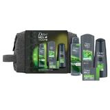 Подаръчен комплект Dove за мъже + Care Refresh Collection Washbag Essentials - освежаващ душ гел, 250 мл + крем сапун Extra Fresh, 90 гр + подсилващ шампоан, 250 мл + дезодорант спрей Extra Fresh, 150 мл