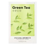 Маска тип сълфетка с екстракт от зелен чай - Missha Airy Fit Sheet Face Mask - Green Tea, 19 гр