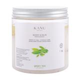 Ексфолиращ скраб за тяло със зелен чай и лайка - KANU Nature Body Scrub Professional Green Tea with Camomile, 1000 гр