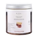 Ексфолиращ скраб за тяло с шоколад, портокал и кафе - KANU Nature Body Scrub, 1000 гр